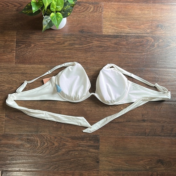 NWT Shade & Shore White Bikini Top XL | Bridal | Bachelorette Party | White - Picture 8 of 10